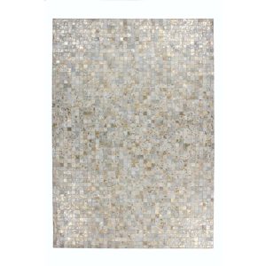 Lederteppich „Rocket 110“ Elfenbein/Gold, 80x150cm Lederteppich „Rocket 110“ Elfenbein/Gold, 80x150cm