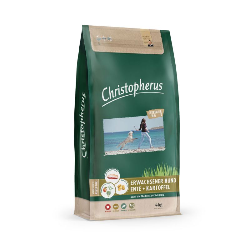 Christopherus Dog Ente und Kartoffel Getreidefrei 4kg