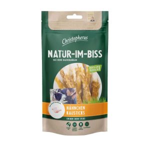 Christopherus Dog Snack Hähnchenkausticks 70g Christopherus Dog Snack Hähnchenkausticks 70g