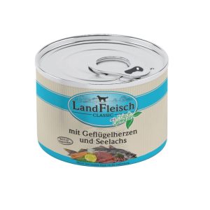 Landfleisch Classic Pur Geflügelherzen und Seelachs 195g Landfleisch Classic Pur Geflügelherzen und Seelachs 195g