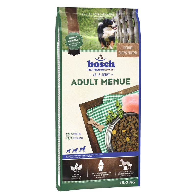 bosch high premium concept Dog Adult Menue 15 kg
