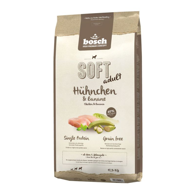 bosch high premium concept Dog Soft Hühnchen und Banane 12,5kg