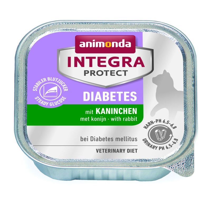 animonda integra Cat Diabetes Kaninchen 100g Schale