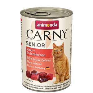 Carny Cat Senior Rind und Putenherzen 400g Dose Carny Cat Senior Rind und Putenherzen 400g Dose