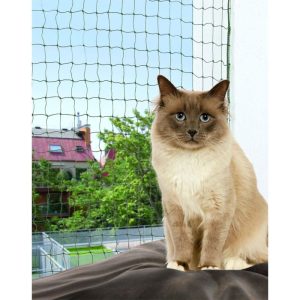 Trixie Cat Schutznetz drahtverstärkt olivgrün 6×3m Trixie Cat Schutznetz drahtverstärkt olivgrün 6×3m