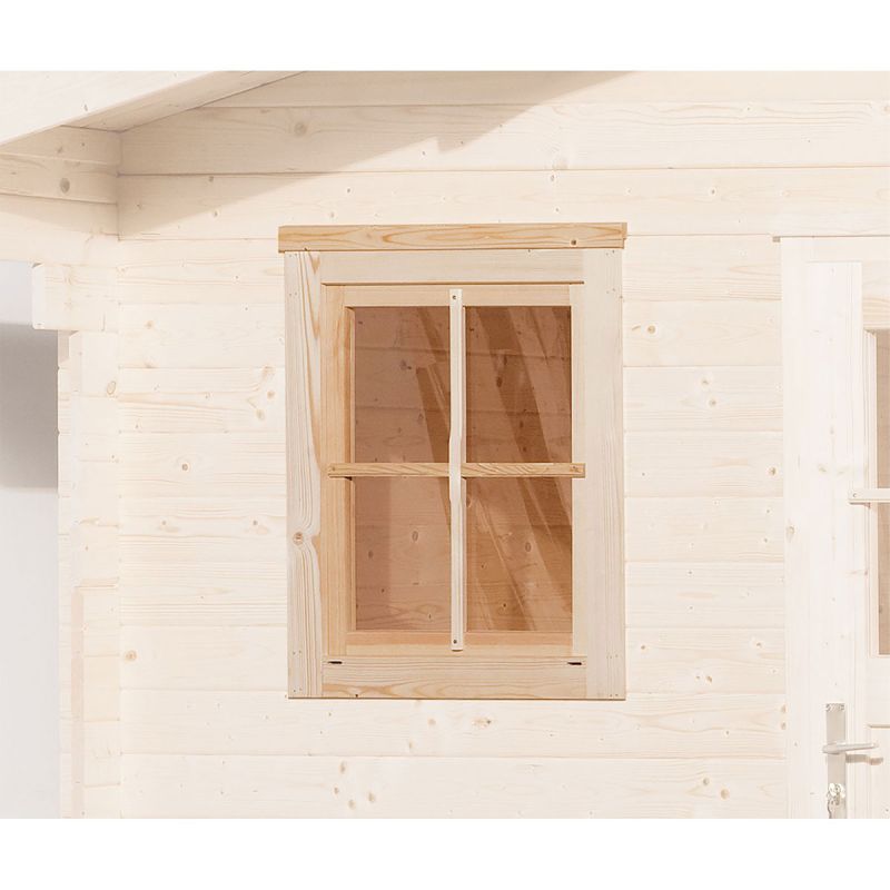 Weka Einzelfenster für Gartenhaus „45 mm“, 69x79 cm