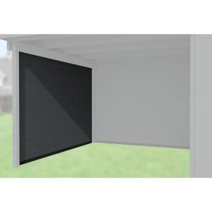 Weka Seitenwand für Gartenhaus 126/172 235 cm anthrazit Weka Seitenwand für Gartenhaus 126/172 235 cm anthrazit