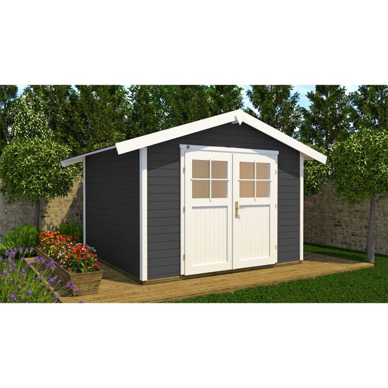 Weka Gartenhaus „122“ Gr.1, anthrazit