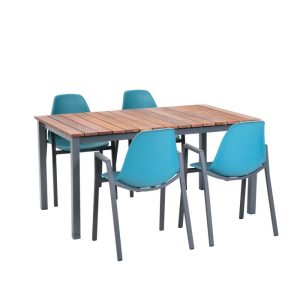 Greemotion Testrut Dining-Set „Windsor/ Mackay“, 7-teilig, petrol Greemotion Testrut Dining-Set „Windsor/ Mackay“, 7-teilig, petrol