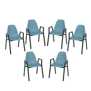 Greemotion Testrut Dining-Set „Windsor/ Mackay“, 5-teilig, petrol