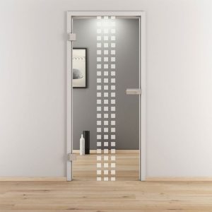 Novadoors Glasdrehtür NOVA 502 klar 83,4 x 197,2 cm Links