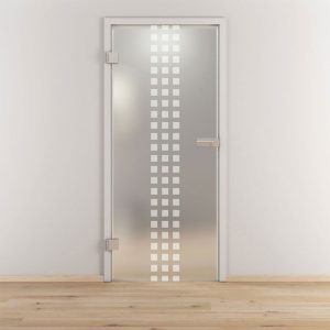 Novadoors Glasdrehtür NOVA 502 mattiert 83,4 x 197,2 cm Links