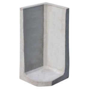 Diephaus  L-Stein-Ecke grau 100 x 50 x 50 x 7 cm