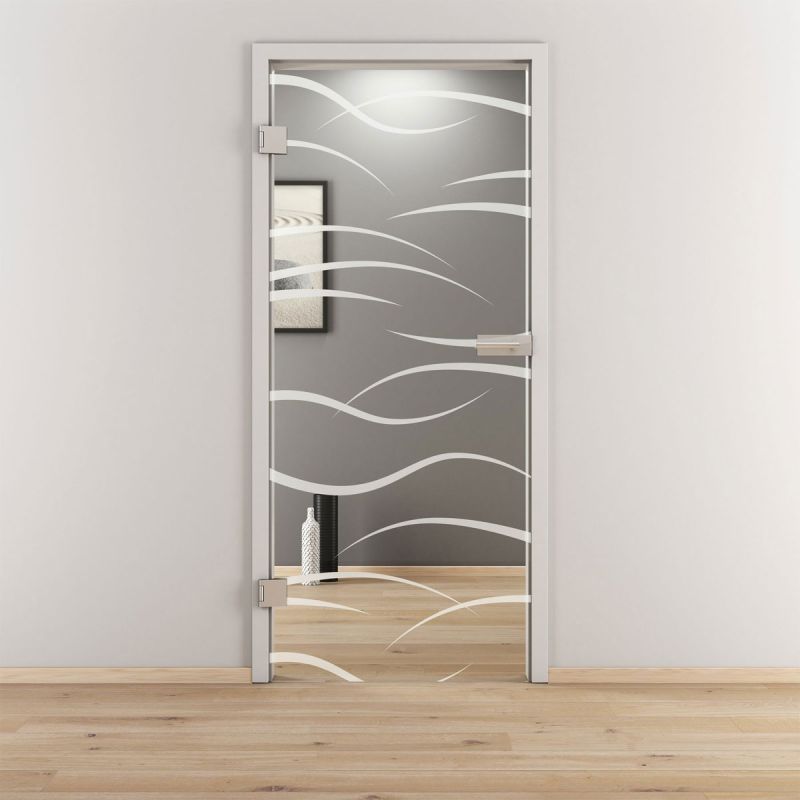 Novadoors Glasdrehtür NOVA 540 klar 95,9 x 197,2 cm Links