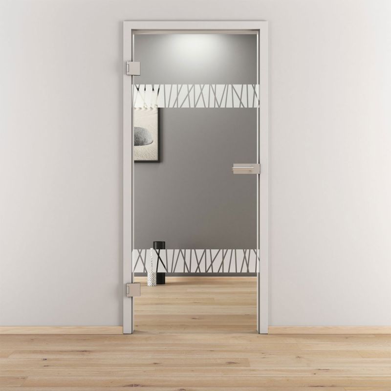 Novadoors Glasdrehtür NOVA 550 klar 83,4 x 197,2 cm Links