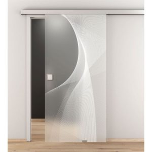 Novadoors GlasschiebetürNova 634 klar 93,5 x 205,8 cm Novadoors GlasschiebetürNova 634 klar 93,5 x 205,8 cm
