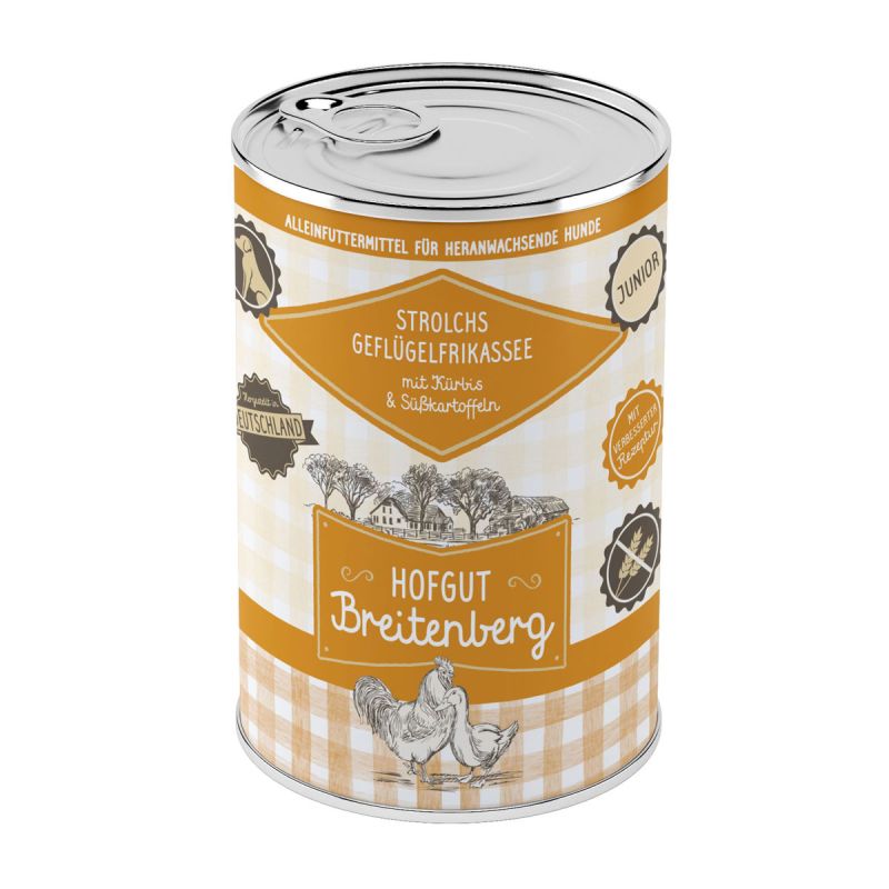 Hofgut Breitenberg Junior Strolchs Geflügel 400g.