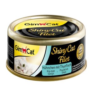 Gimborn Spezialitäten Dose ShinyCat Filet Hüh und Thun 70g Gimborn Spezialitäten Dose ShinyCat Filet Hüh und Thun 70g