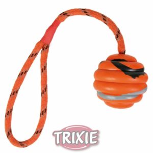 Trixie Naturgummi Wellenball am Seil ø6cm/30cm Trixie Naturgummi Wellenball am Seil ø6cm/30cm