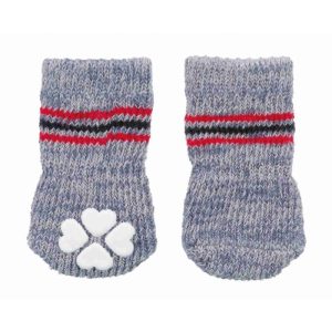 Trixie Anti-Rutsch-Hundesocken grau XXS-XS 2St. Trixie Anti-Rutsch-Hundesocken grau XXS-XS 2St.