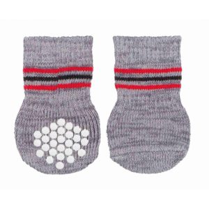 Trixie Anti-Rutsch Hundesocken grau XL 2St. Trixie Anti-Rutsch Hundesocken grau XL 2St.