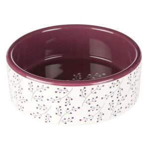 Trixie Napf Keramik weiß /beere 0,3l/ø12cm Trixie Napf Keramik weiß /beere 0,3l/ø12cm