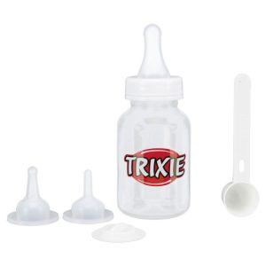 Trixie Saugflaschen-Set transparent/weiß 120ml Trixie Saugflaschen-Set transparent/weiß 120ml