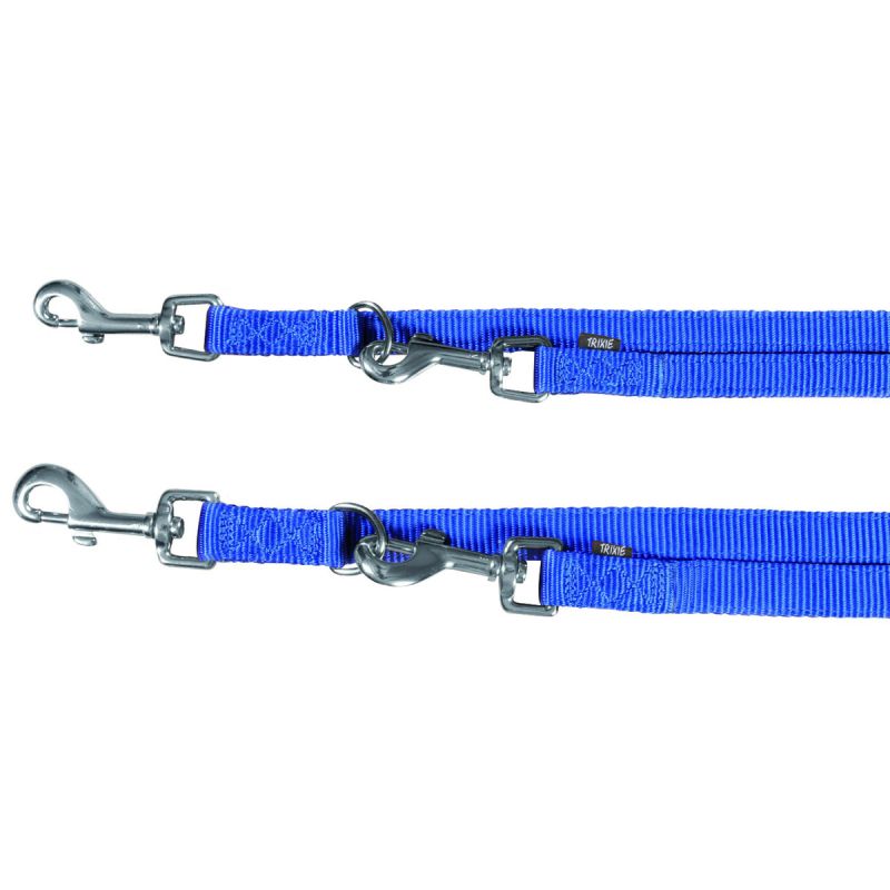 Trixie Premium V-Leine doppelt blau XS-S 2m