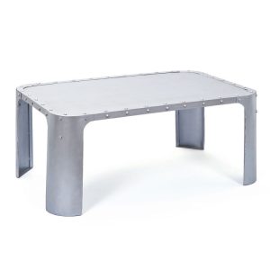 Inter Link Couchtisch „Gormur“, antik silber, 110x45x70 cm