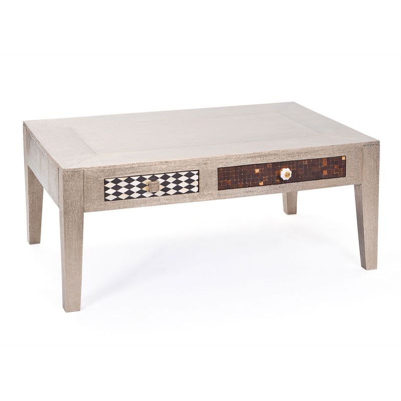 Inter Link Couchtisch „Noida“, mit 2 Schubladen, 110x45x70 cm