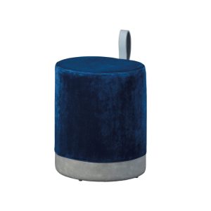 Inter Link Hocker „Osane“, Samt blau Inter Link Hocker „Osane“, Samt blau