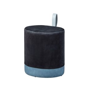 Inter Link Hocker „Osane“, Samt schwarz Inter Link Hocker „Osane“, Samt schwarz