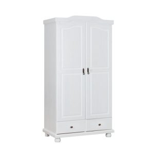 Inter Link Bauernschrank „Reutte“, weiß, 2-trg., mit 2 Schubladen, 104x198x56 cm Inter Link Bauernschrank „Reutte“, weiß, 2-trg., mit 2 Schubladen, 104x198x56 cm