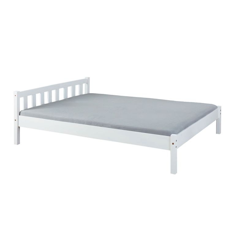 Inter Link Bett „Vilmar“, 148x70x210 cm, weiß lackiert, ohne Lattenrost