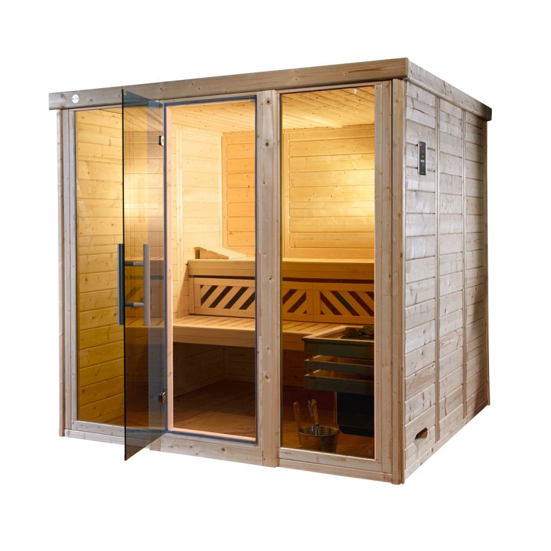 Weka Desgin-Sauna „Kemi Panorama 2“, 7,5 kW