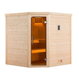 Weka Massivholzsauna „Turku 1“, GT, Sparset, 7,5 kW