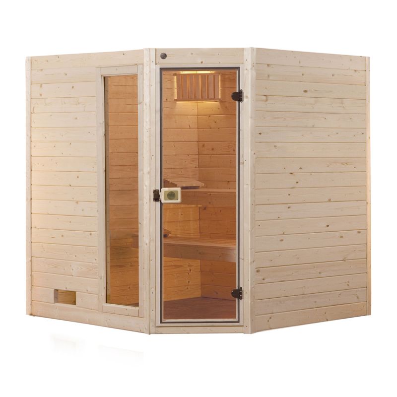 Weka Massivholzsauna „Valida Eck 2“, GTF