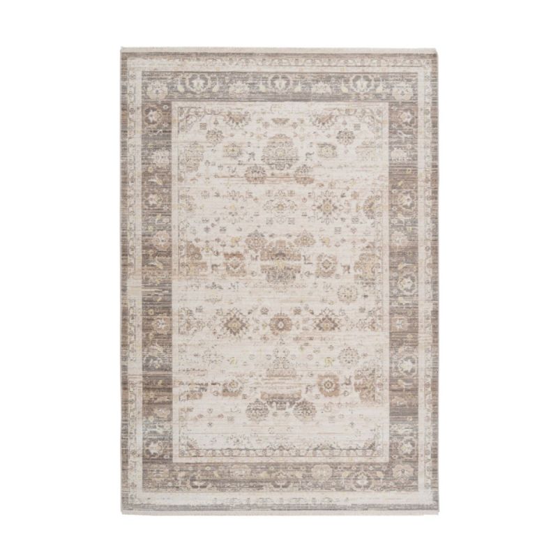 Fransenteppich „Baroque 1000“, beige