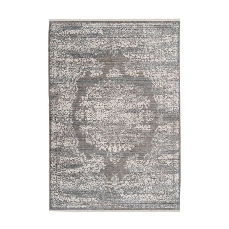 Fransenteppich Baroque 1200 beige/braun