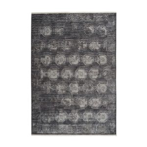 Fransenteppich „Baroque 700“, anthrazit Fransenteppich „Baroque 700“, anthrazit