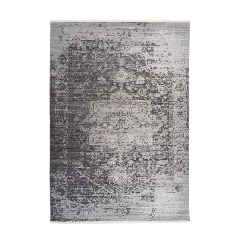 Fransenteppich „Baroque 800“, anthrazit