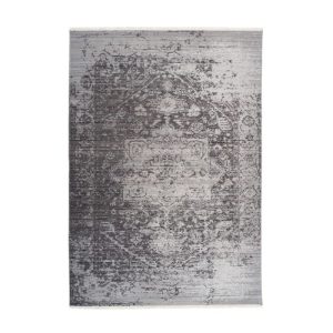 Fransenteppich Baroque 800 anthrazit Fransenteppich Baroque 800 anthrazit