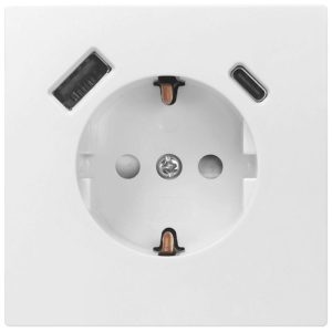 USB-Steckdose (A/C) Sao Paulo ultraweiß USB-Steckdose (A/C) Sao Paulo ultraweiß
