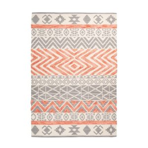 Ethno-Teppich Ethnie 100 grau/apricot Ethno-Teppich Ethnie 100 grau/apricot