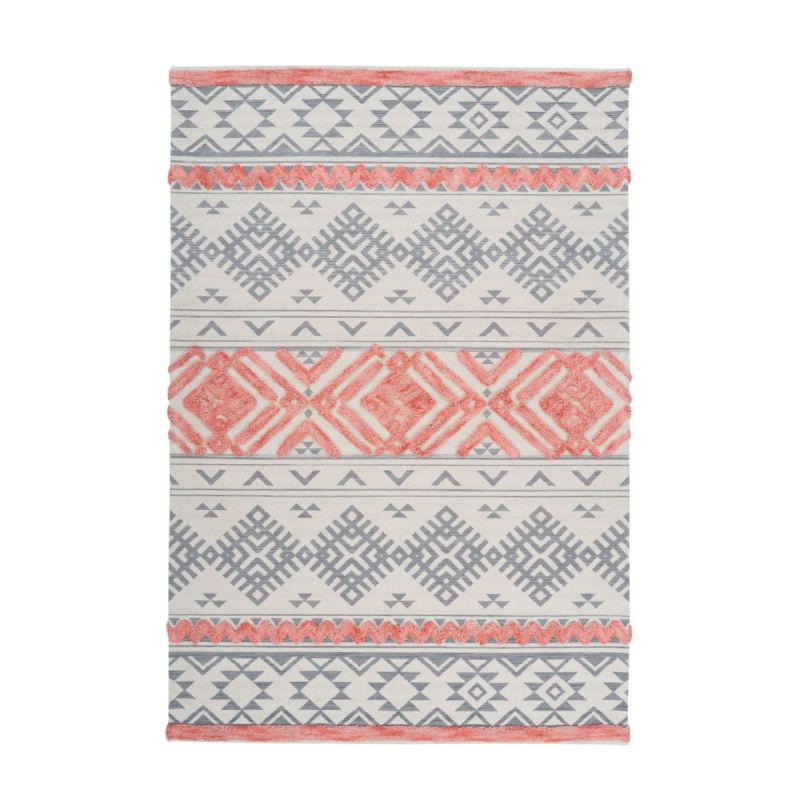 Ethno-Teppich Ethnie 200 grau/apricot