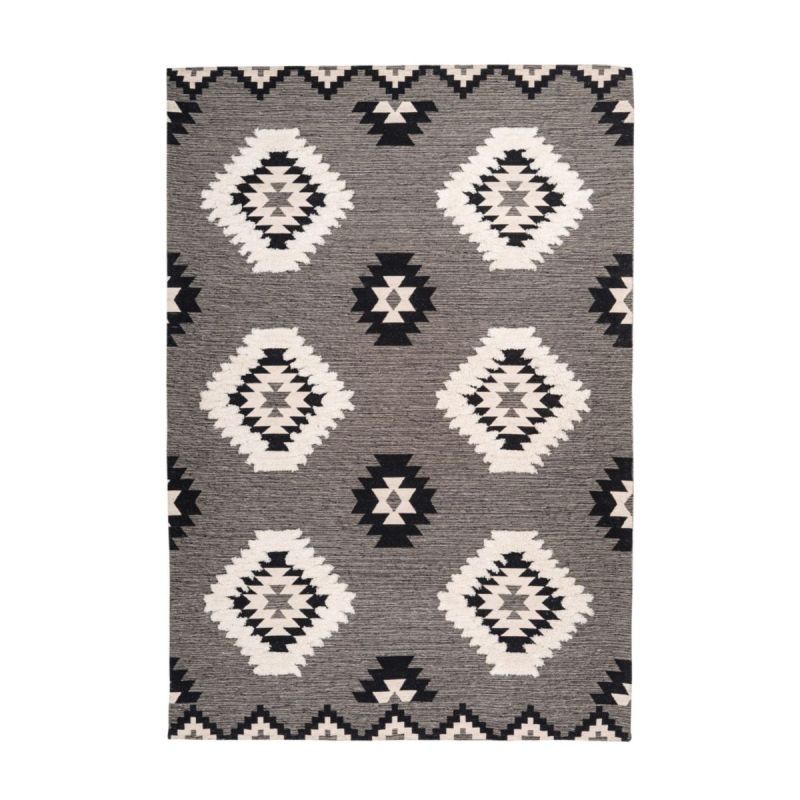 Ethno-Teppich „Ethnie 400“, grau