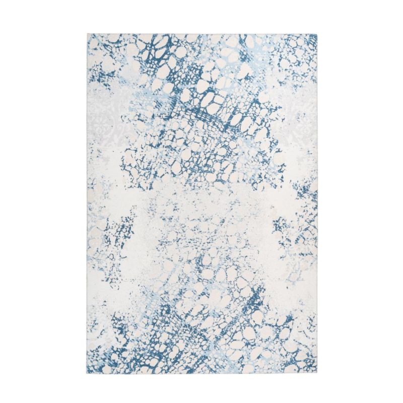 Flachflorteppich „Galaxy 700“, creme/blau