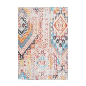 Flachflorteppich „Indiana 200“, multi/orange Flachflorteppich „Indiana 200“, multi/orange