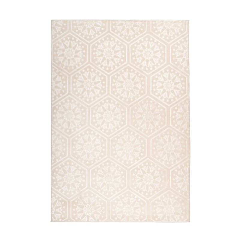 Hochflorteppich „Monroe 200“, creme