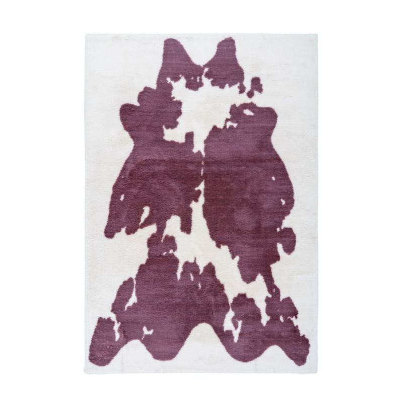 Hochflorteppich „Rabbit Animal 500“, lilac/weiß